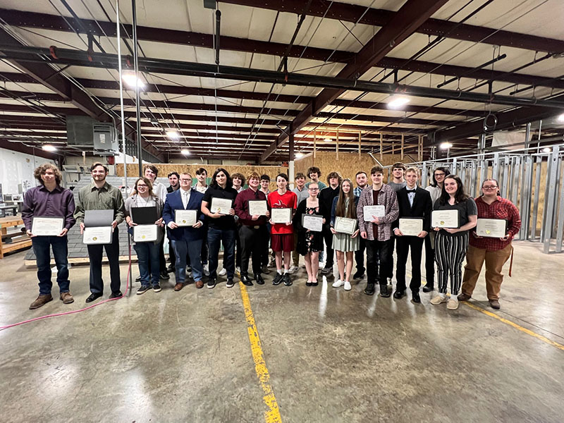 students 43 students who were able to work with Ohio University and Hocking College
