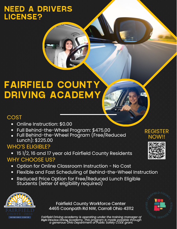 FAIRFIELD COUNTY DRIVING ACADEMY ad